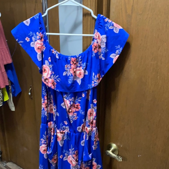 ps kate Pants - PS Kate floral print romper. Size L. Only worn once. Has pockets